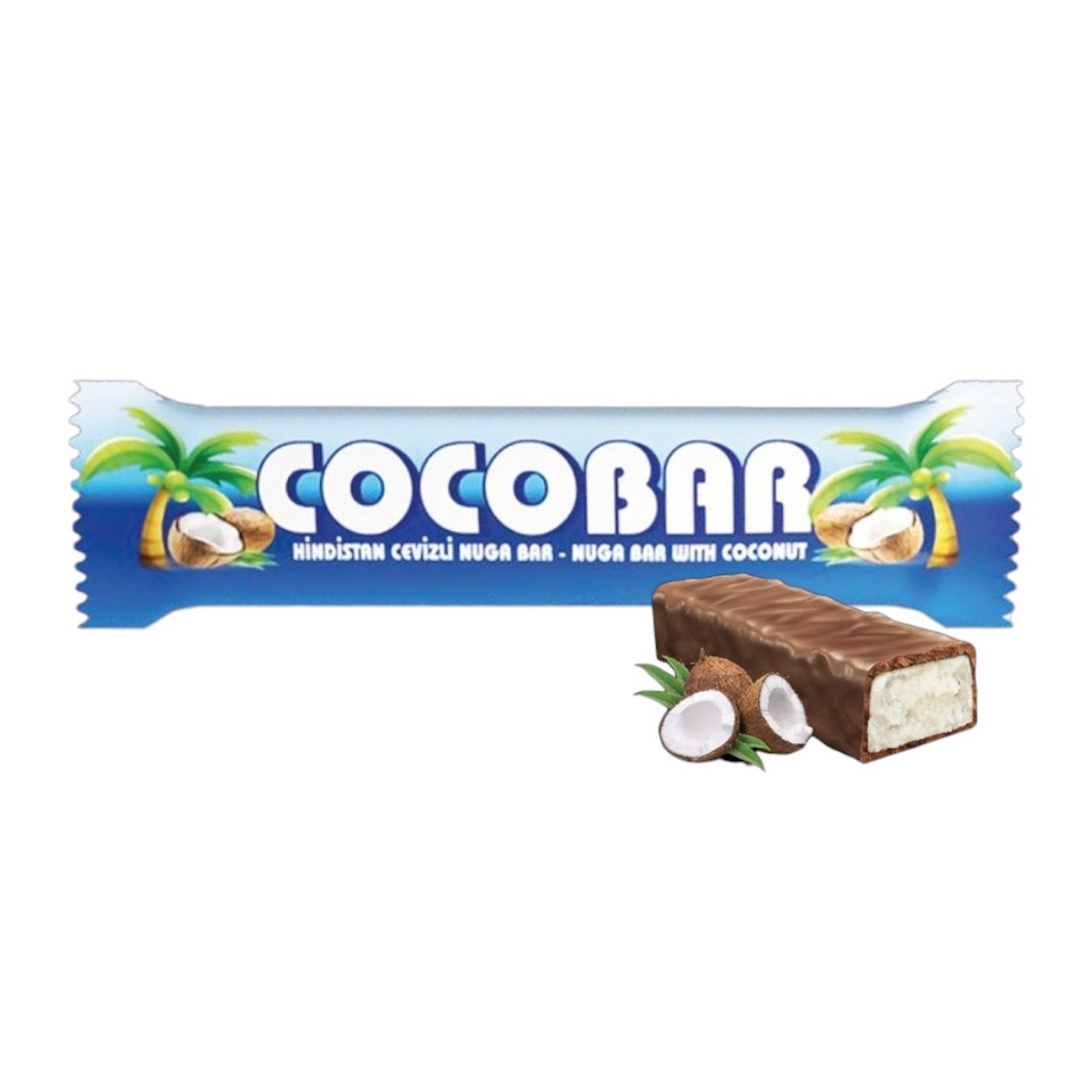 Barra Chocolate con coco Cocobar 20g ERDEM