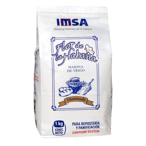 Harina de trigo (1 kg / 2.2 lb) Flor de la Habana