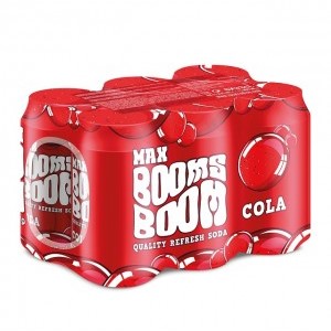 Refresco de Cola lata 33 cl (pack de 6u) Max Booms Boom
