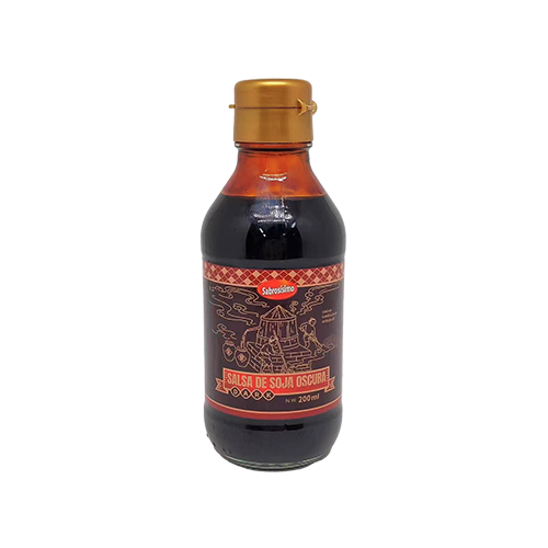 Salsa de soja oscura superior 200ml Sabrosísimo