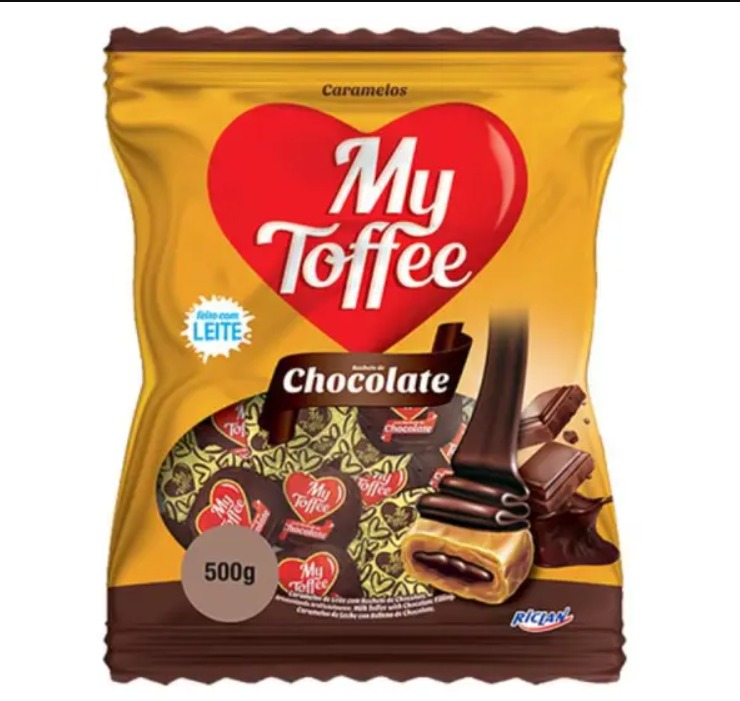 Paquete de Caramelos My Toffee Chocolate 500 gr (80 u)