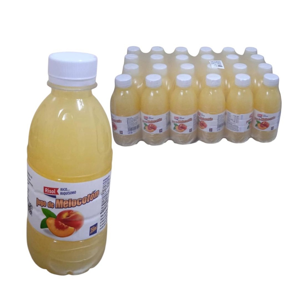 Caja de Jugo de melocotón Risol (24u x 350ml)