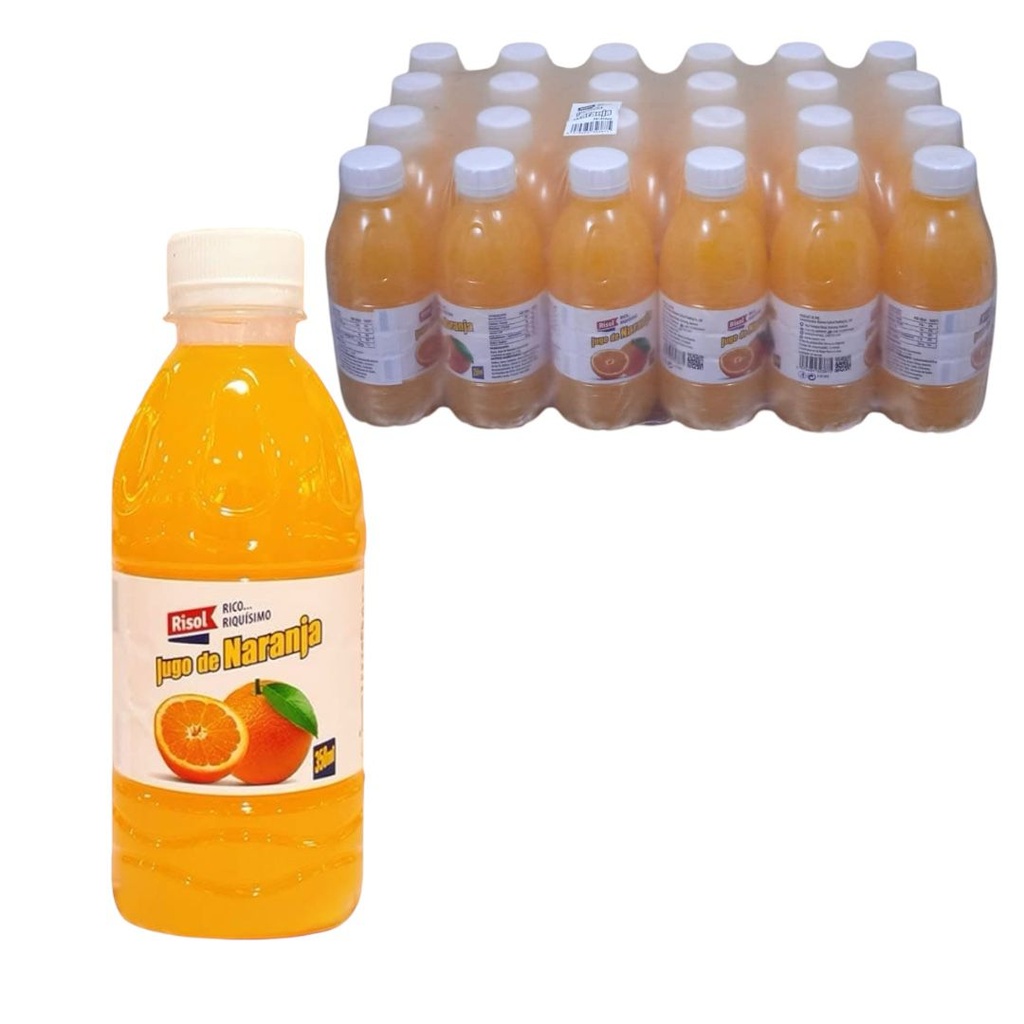 Caja de Jugo de naranja Risol (24u x 350ml)