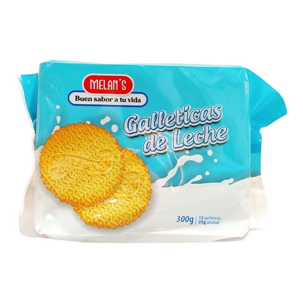 Galletas de leche (300g multipack) Melan's