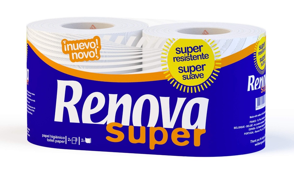 Papel higiénico sanitario Renova (2 rollos)