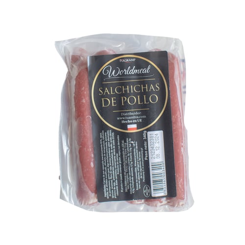 Salchichas de pollo Worldmeat 340 g