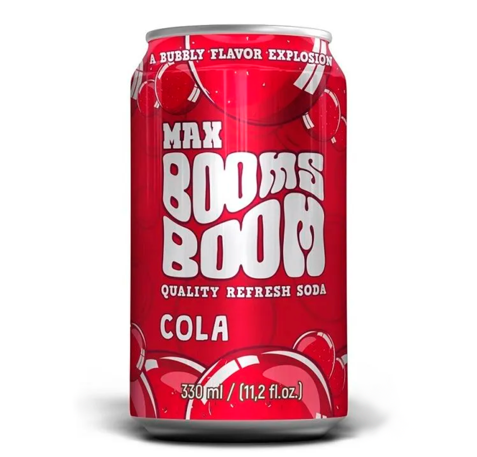 Refresco Cola Max Booms 330ml (Caja 24 ud)