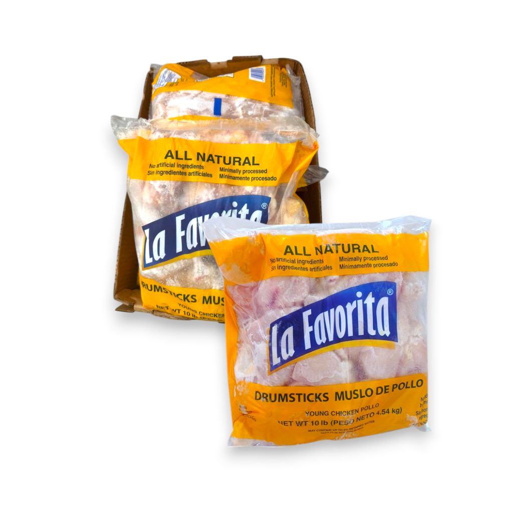 Caja de muslos de pollo (40 lb / 18.14 kg) La Favorita