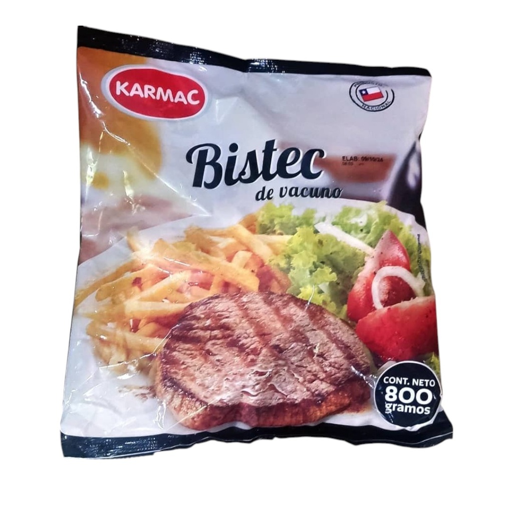 Bistec de Vacuno 800gr Karmac