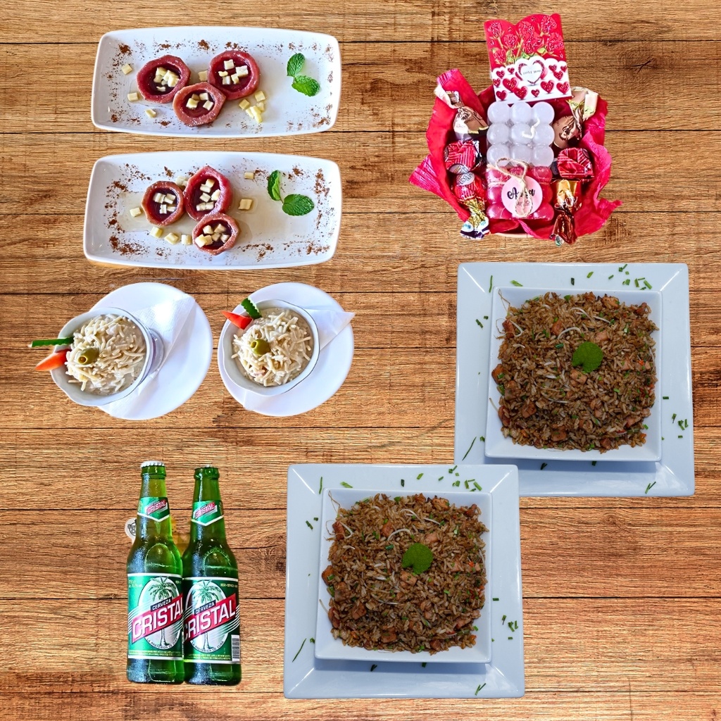 Combo Cena San Valentín 1