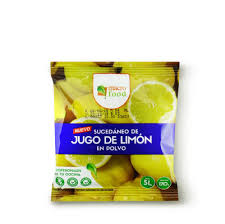 Jugo de limón en polvo 170 g / Rinde 5 Lts Por Sobre