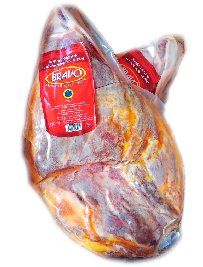 Jamón Serrano Pierna deshuesada sin piel BRAVO 5 KG