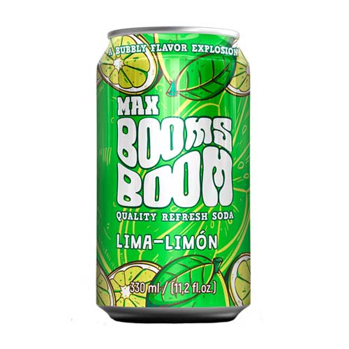 Refresco Limón Max Booms 330ml (Caja 24 ud)