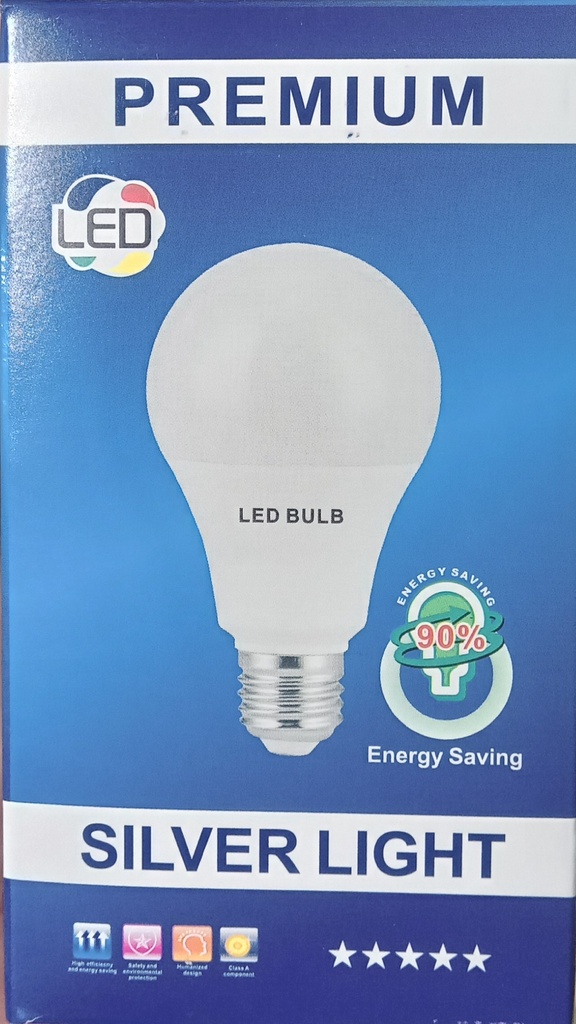 Bombillo Led redondo luz blanca 7 w