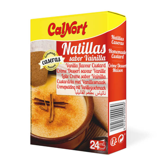 Natillas Caseras Sabor Vainilla 3x40g Calnort
