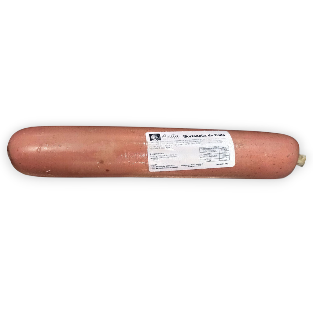 Mortadella de pollo (1kg / 2.2lb) Anita