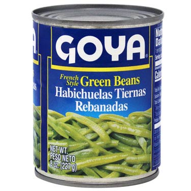 Habichuelas Tiernas Rebanadas Goya x 8 Oz