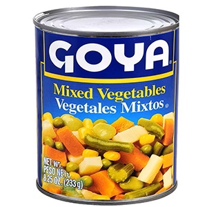Vegetales Mixtos Goya x 8.25 Oz