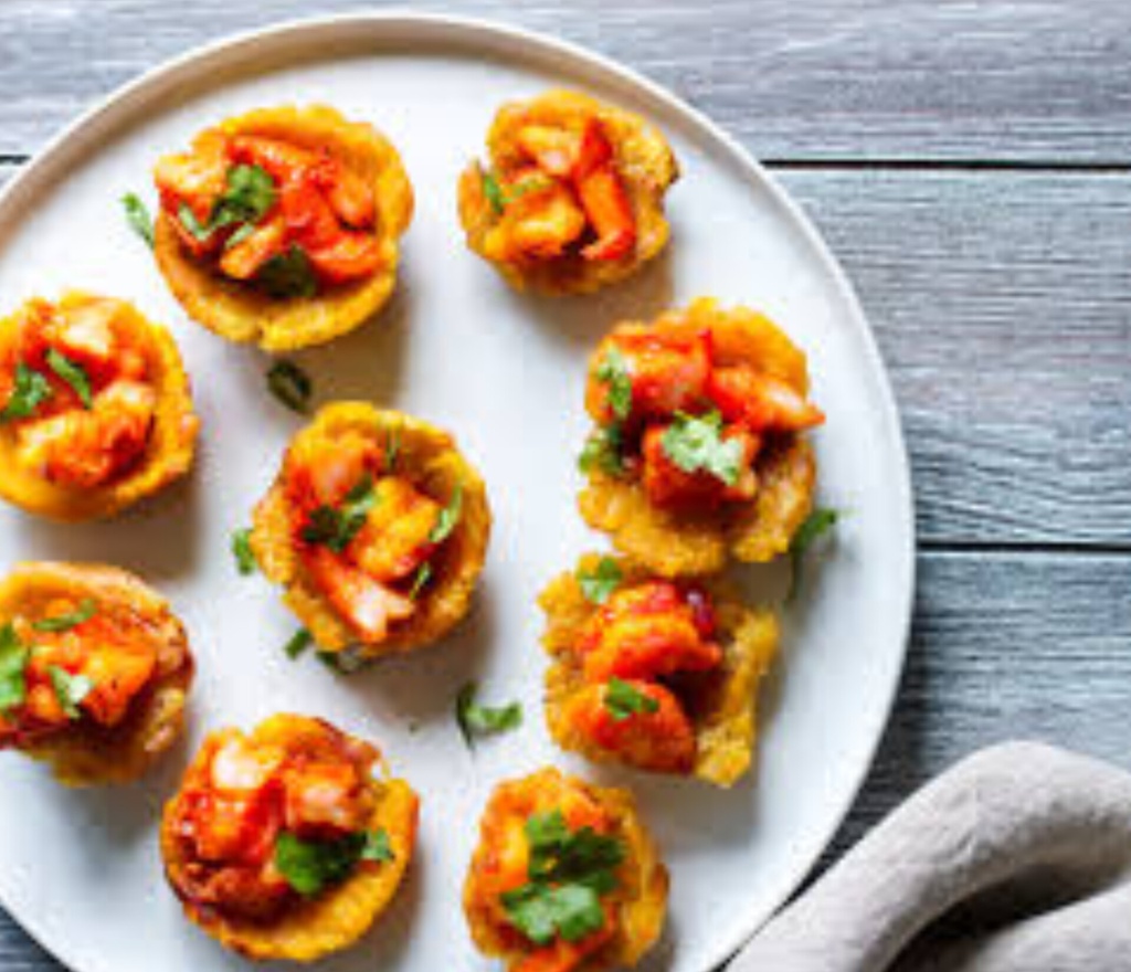 Tostones Rellenos de Camarón (6 Unidades)