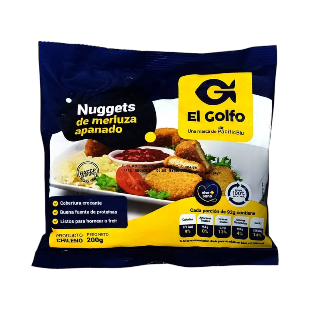 Nuggets de Merluza Apanados 200gr El Golfo