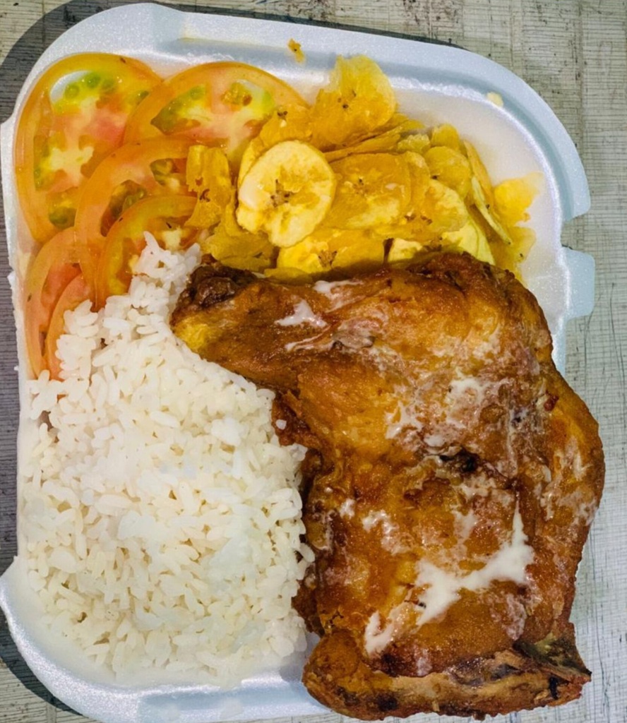 Pollo Frito 460 G (Con Guarnición)