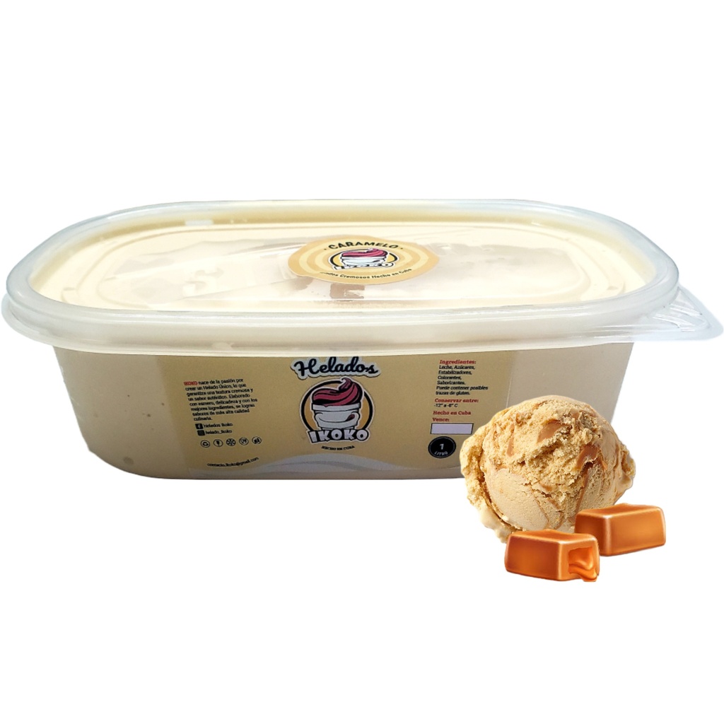 Helado de Caramelo (500ml) IKOKO