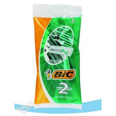 Maquinita para afeitar 2 hojas Sensitive 5 uds BIC