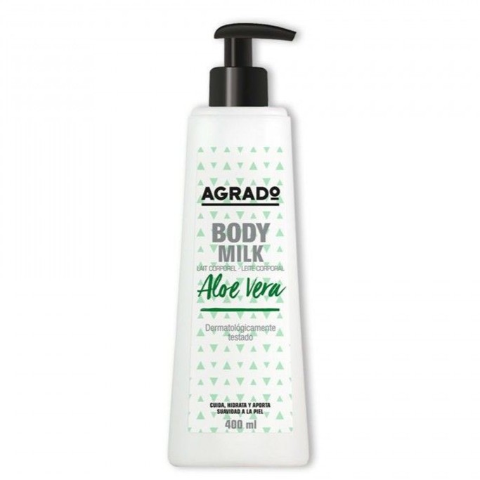 Crema corporal Body milk Aloe Vera 400 ml AGRADO