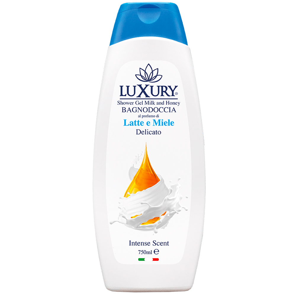 Gel de ducha 750 ml Leche y miel LUXURY