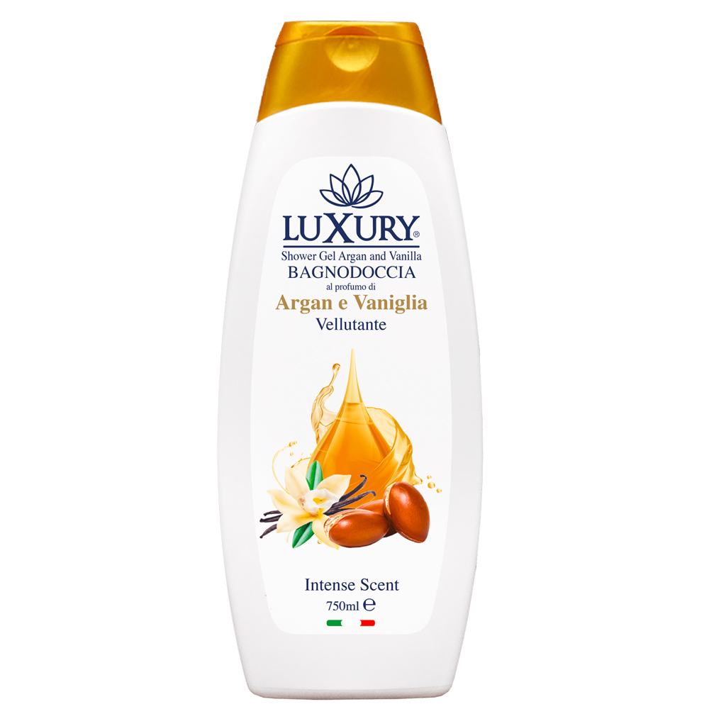 Gel de ducha 750 ml Argan y vainilla LUXURY