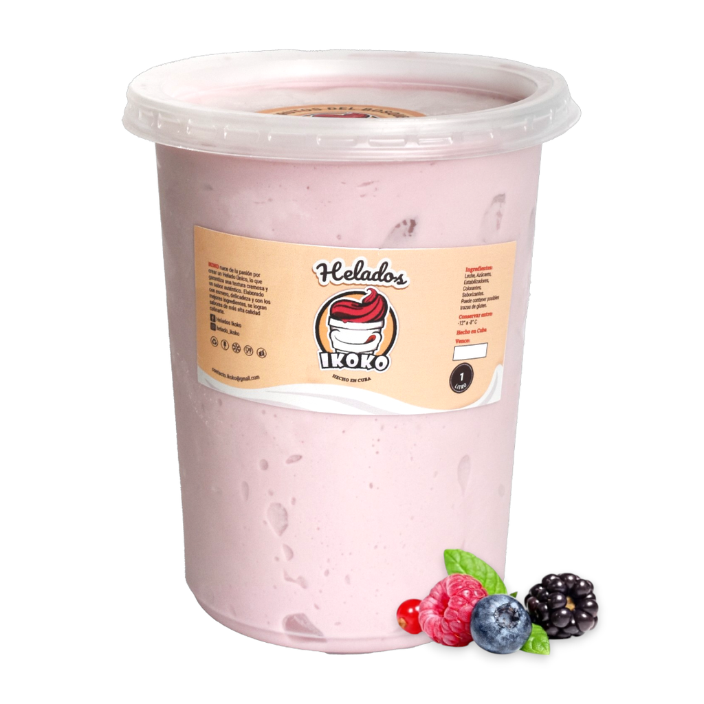Helado de Frutos del Bosque (1 Lt) IKOKO