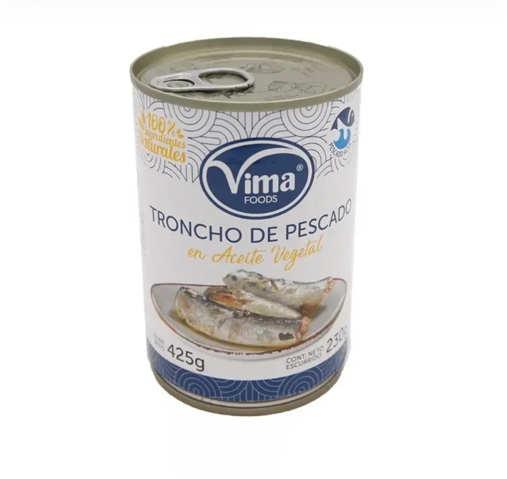 TRONCHO PESCADO ACEITE VEGETAL 425 G