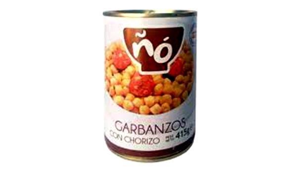 Garbanzos con chorizo VIMA 451g