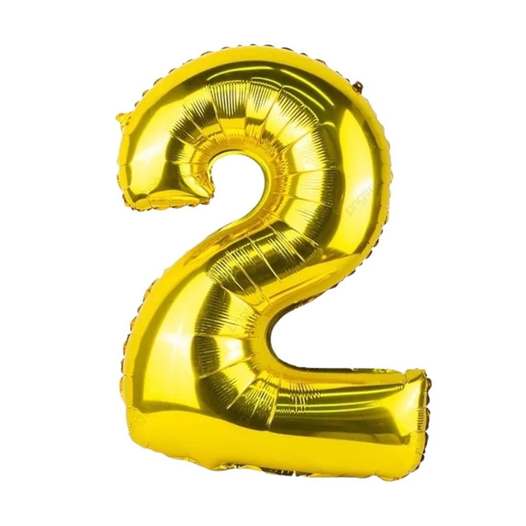 Globo Número 2 de 32 Pulgadas