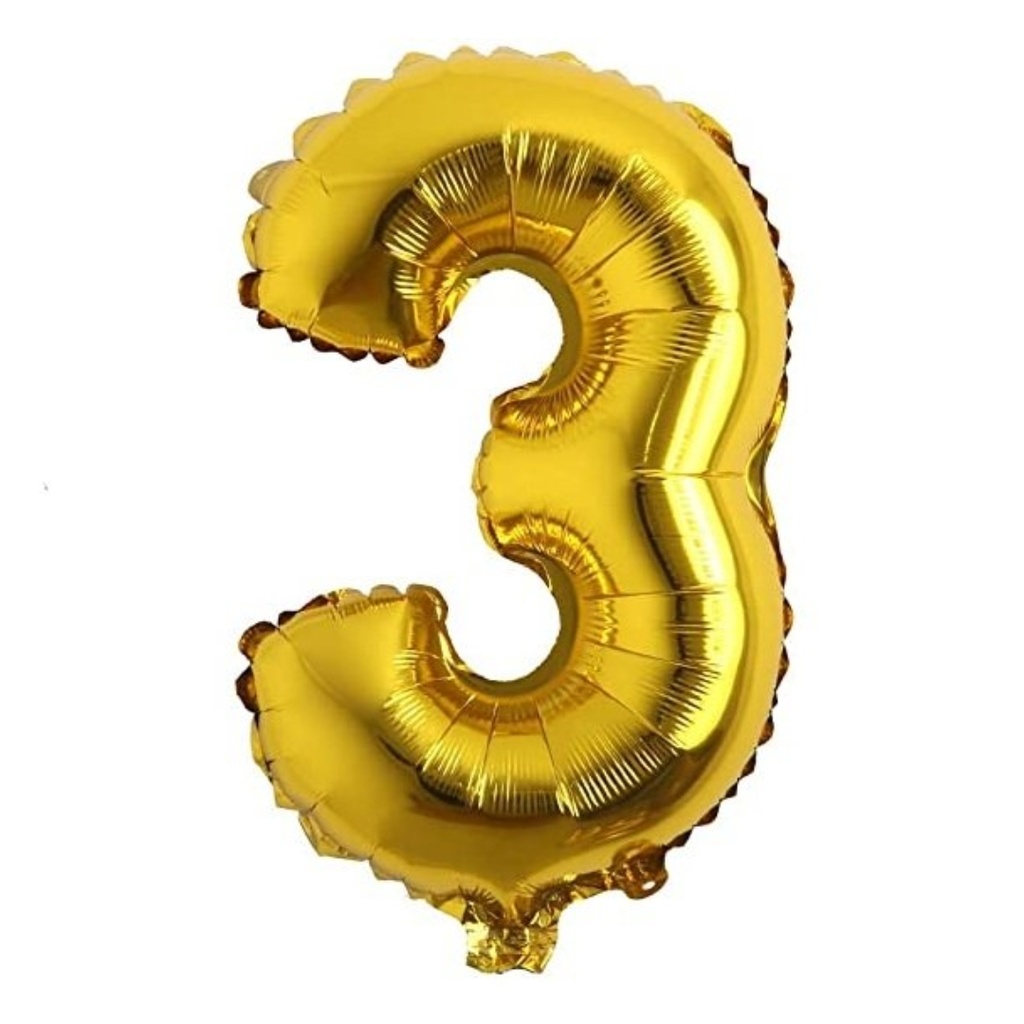 Globo Número 3 de 32 Pulgadas