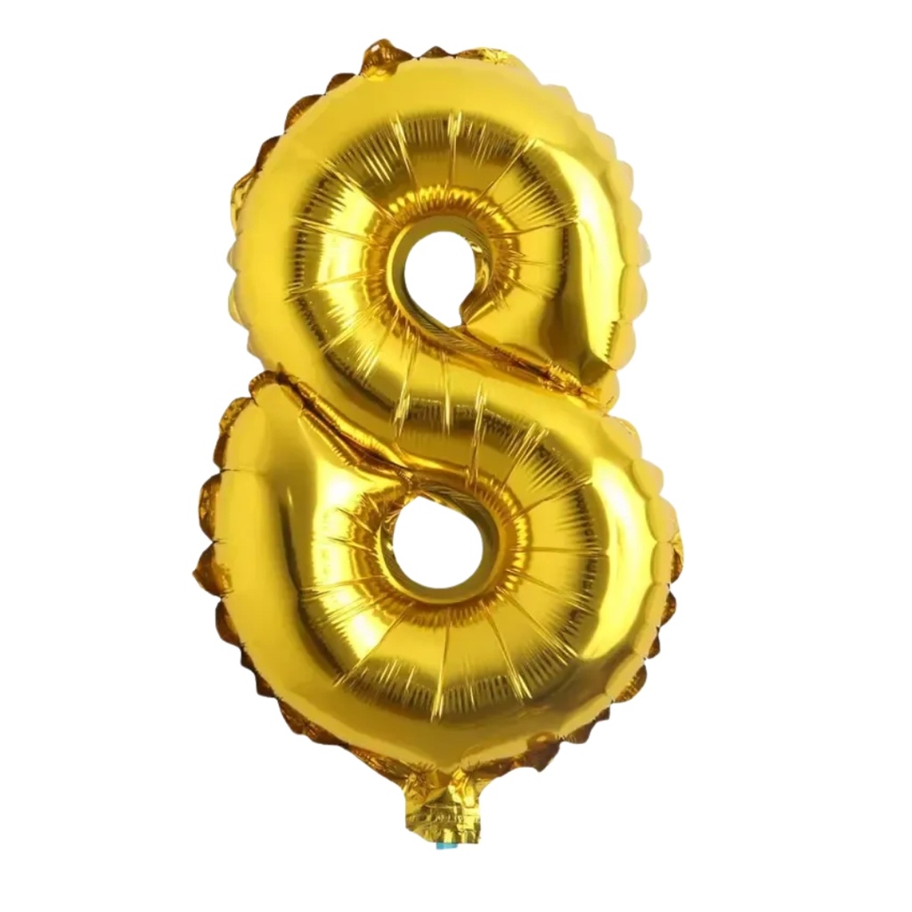 Globo Número 8 de 32 Pulgadas