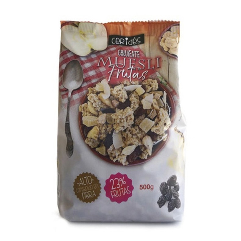 Cereal Muesli Crujiente Frutas 500 gr CERIDÉS