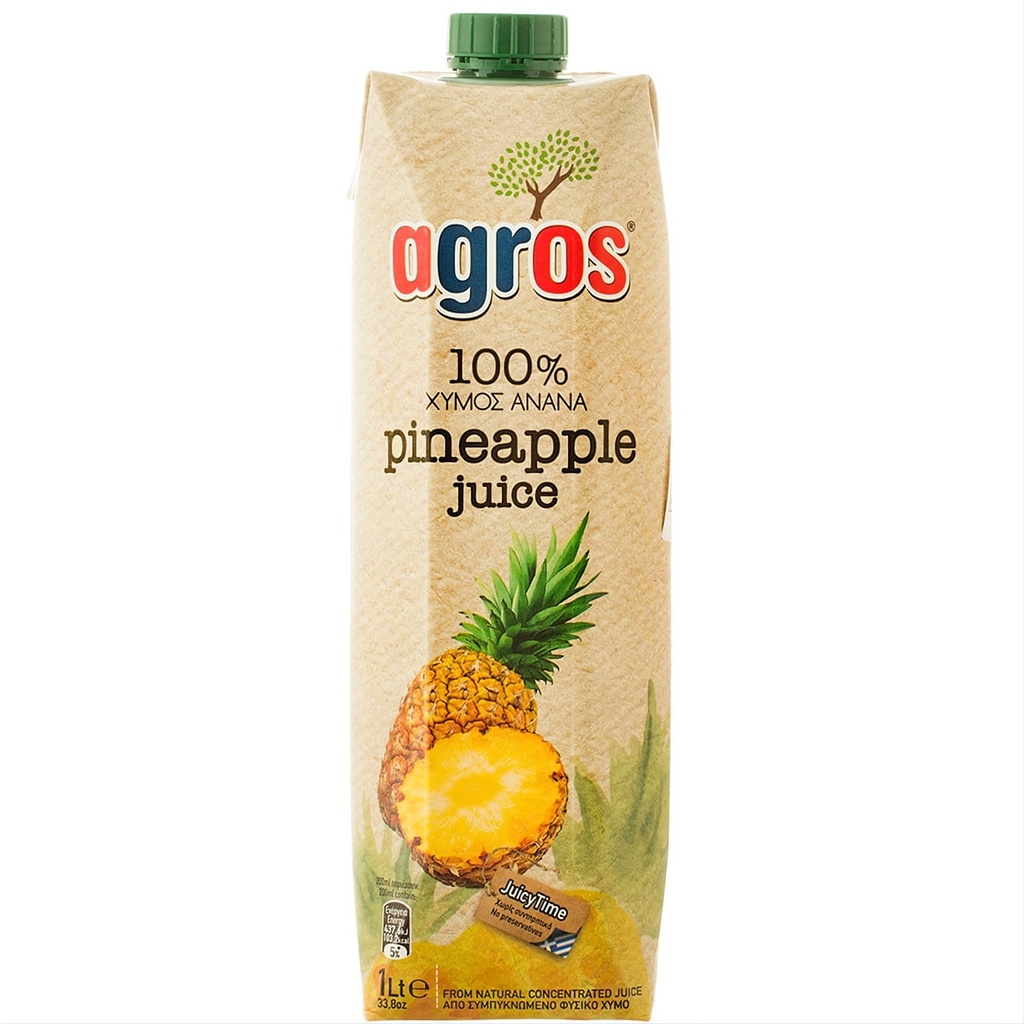 Jugo de piña 1L natural Agros