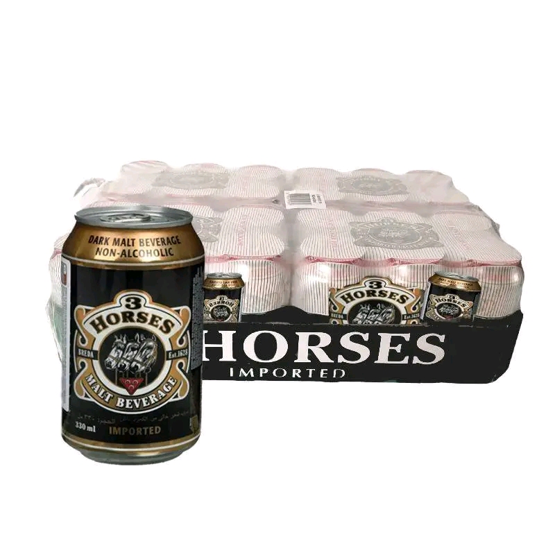 Caja de malta 3 Caballos (24 uds de 330ml)