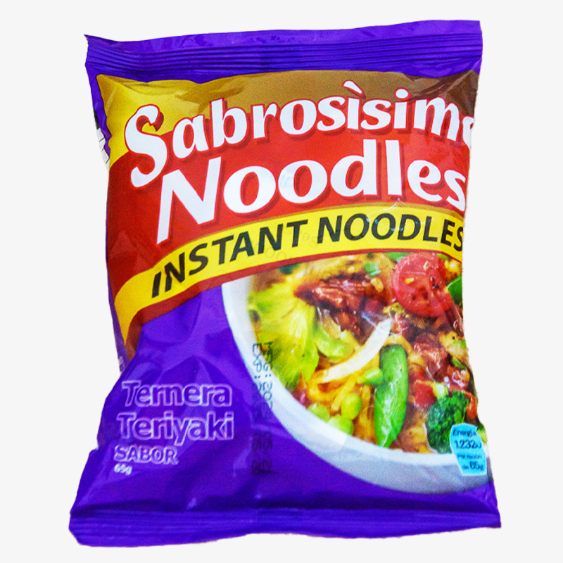 Sopa estilo ramen sabor Teriyaki Sabrosísimo 65g