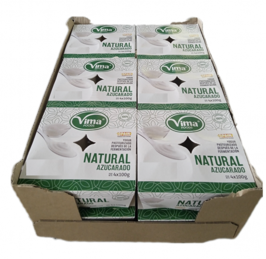 Caja de Yogurt Natural (48u x 100g)