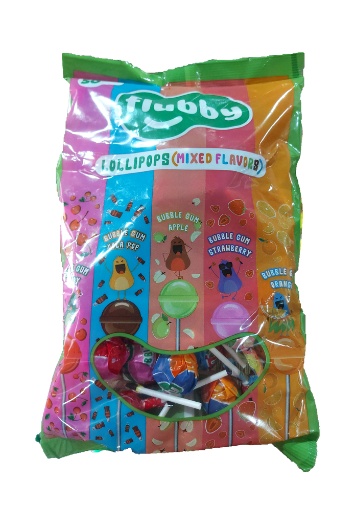 Chupa Chupa Flubby (50 ud de diferentes sabores)