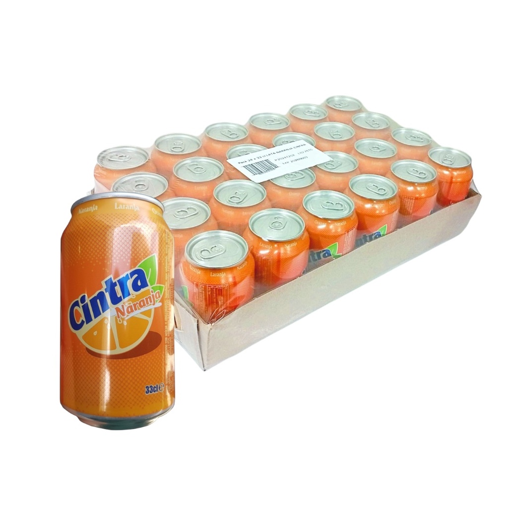 Caja de Refresco de naranja Cintra (24 x 330 ml)