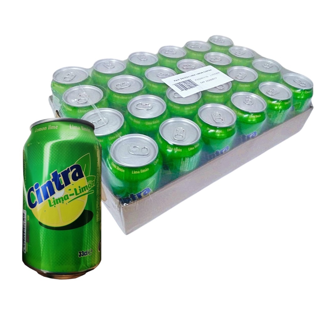 Caja de Refresco de limón Cintra (24 x 330 ml)