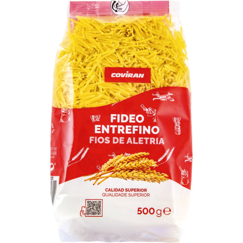 Pastas Fideo Entrefino Coviran 500 gr