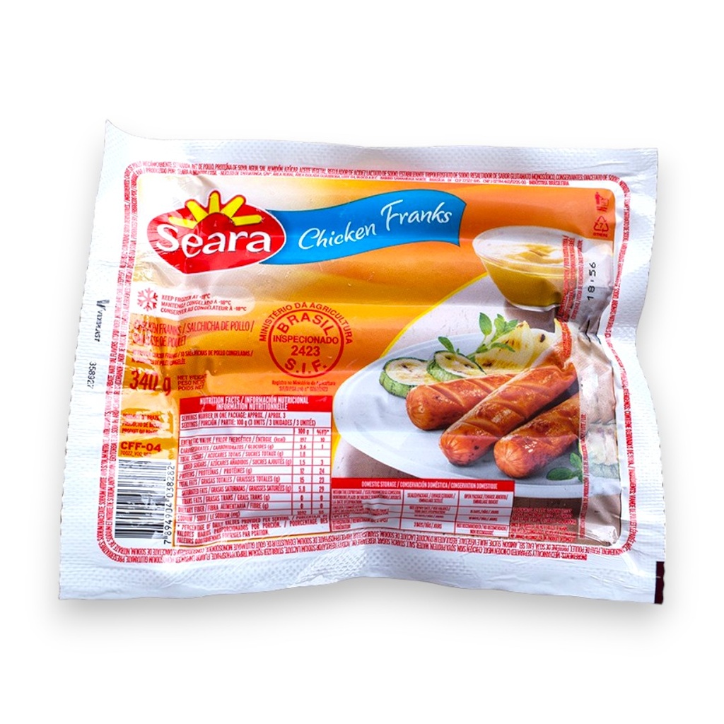 Salchichas de pollo Seara (340 g)