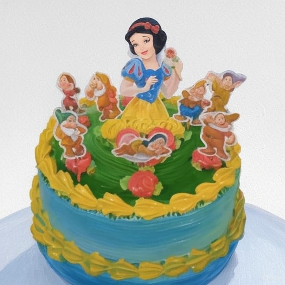 Pastel Blancanieves