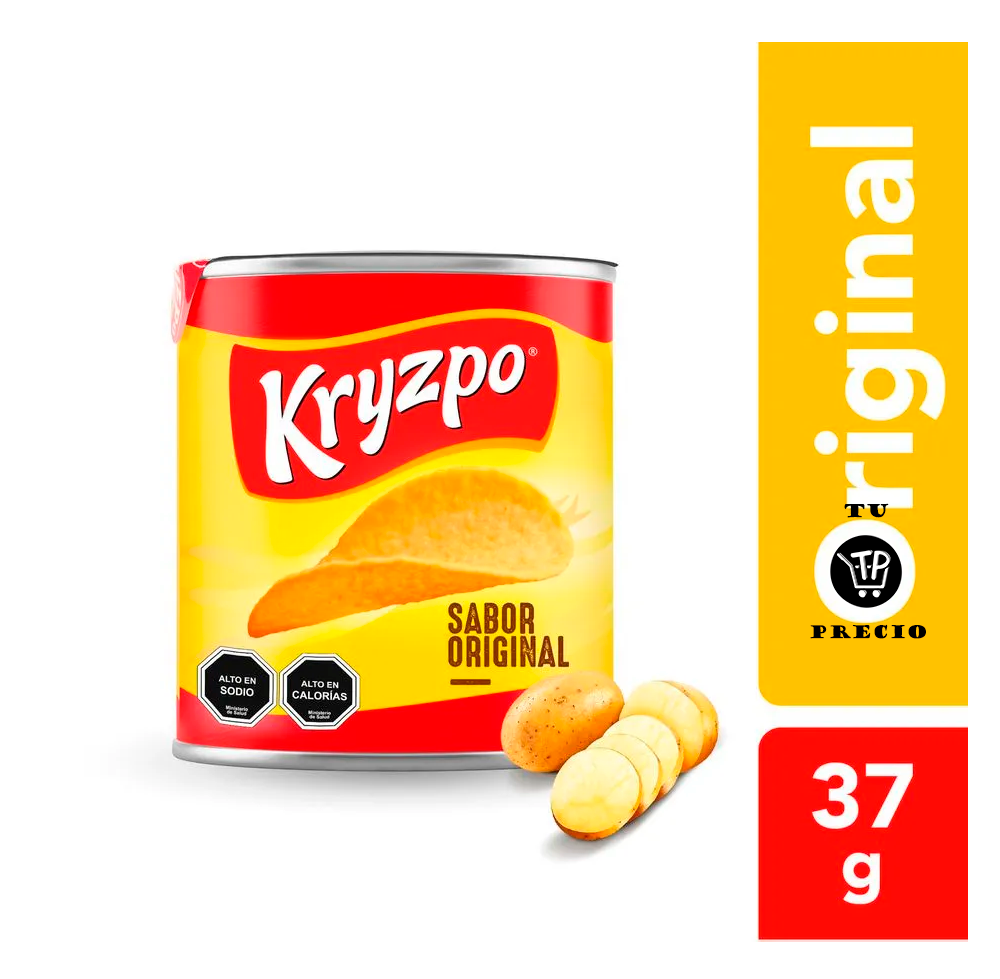 Snack Kryzpo Original 37 g (Pack 6)