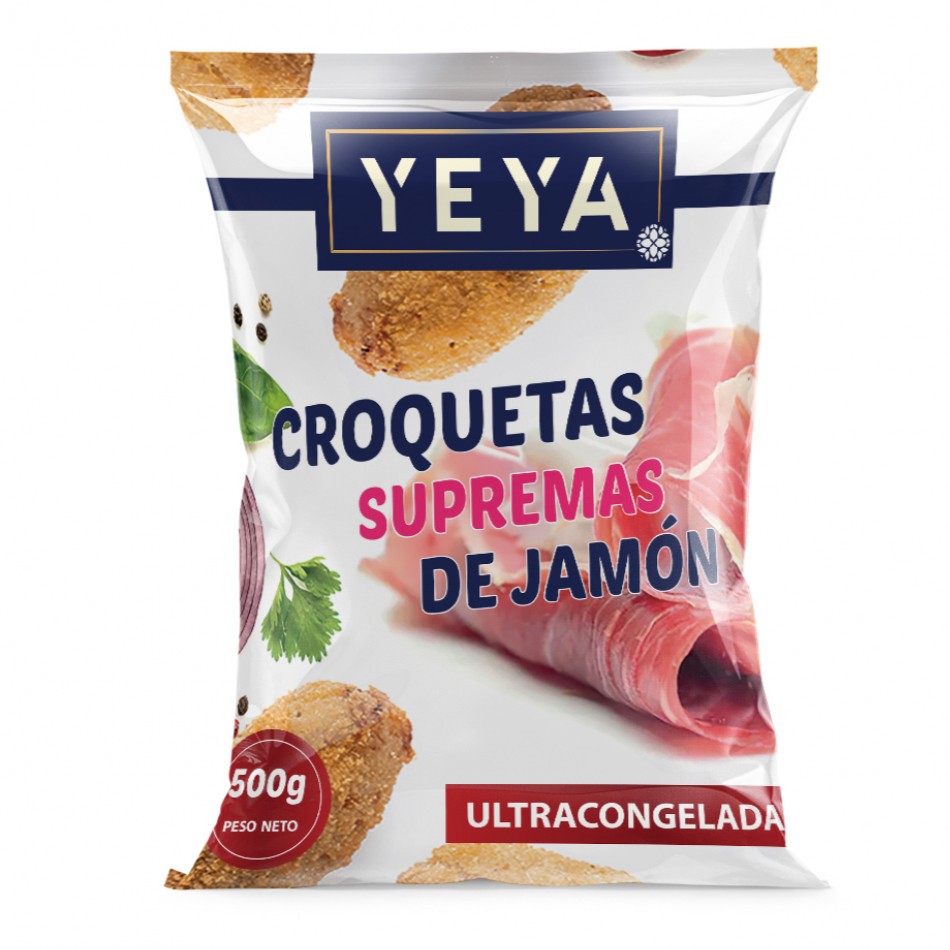 Croquetas supremas de jamón Yeya (500 g / 1.10 lb)