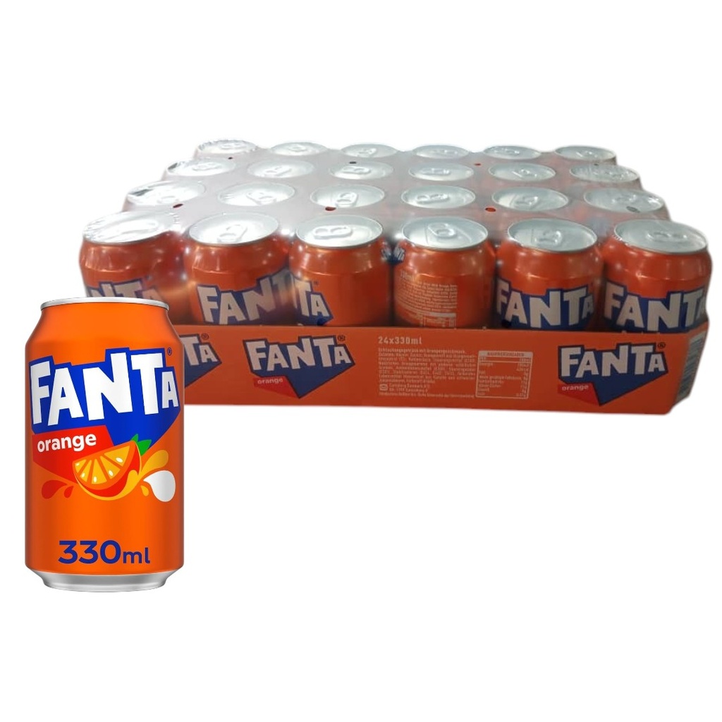 Caja de Refresco de Naranja FANTA (24u x 330ml)